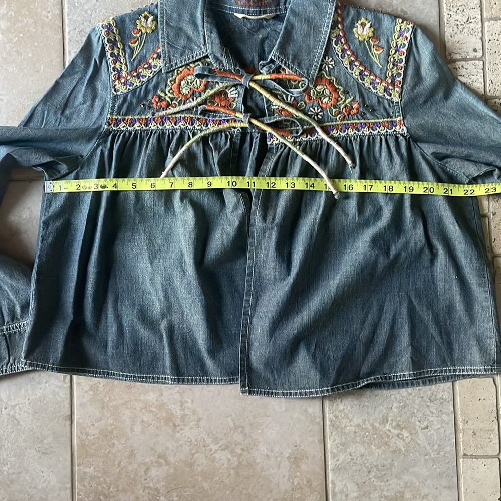 Double D Ranch Lightweight Chambray Jacket - image 7